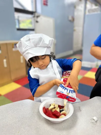 Child at Little Heaven Daycare